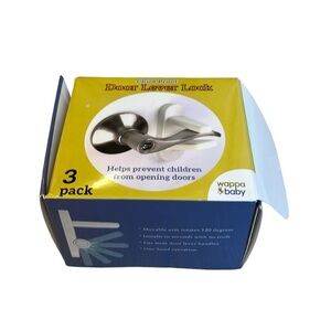 ✨NWT Improved Childproof Door Lever Lock Prevents Toddlers from Opening Doors